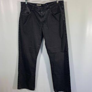 AG Adriano Goldschmied Jeans Mens 36 The Protege Straight Leg Black Stretch